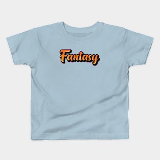 Retro Megical Fantasy Lettering Kids T-Shirt